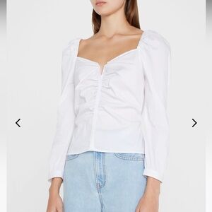 Veronica Beard - Zhou Ruched Long Sleeve Top